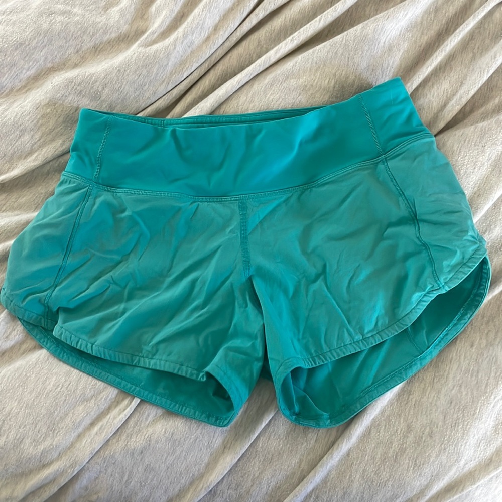 Turquoise Lululemon Shorts